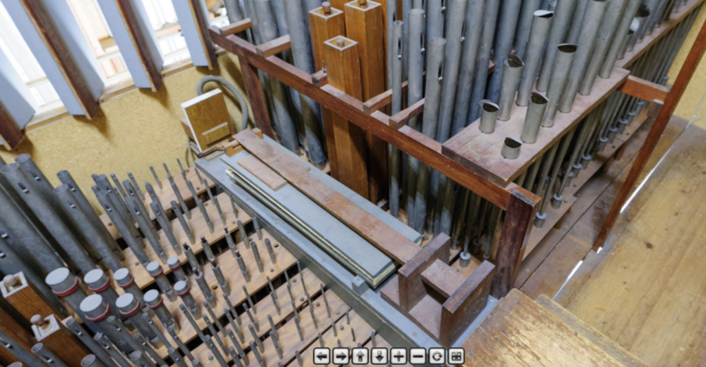 Voorbeeld binnenwerk orgel